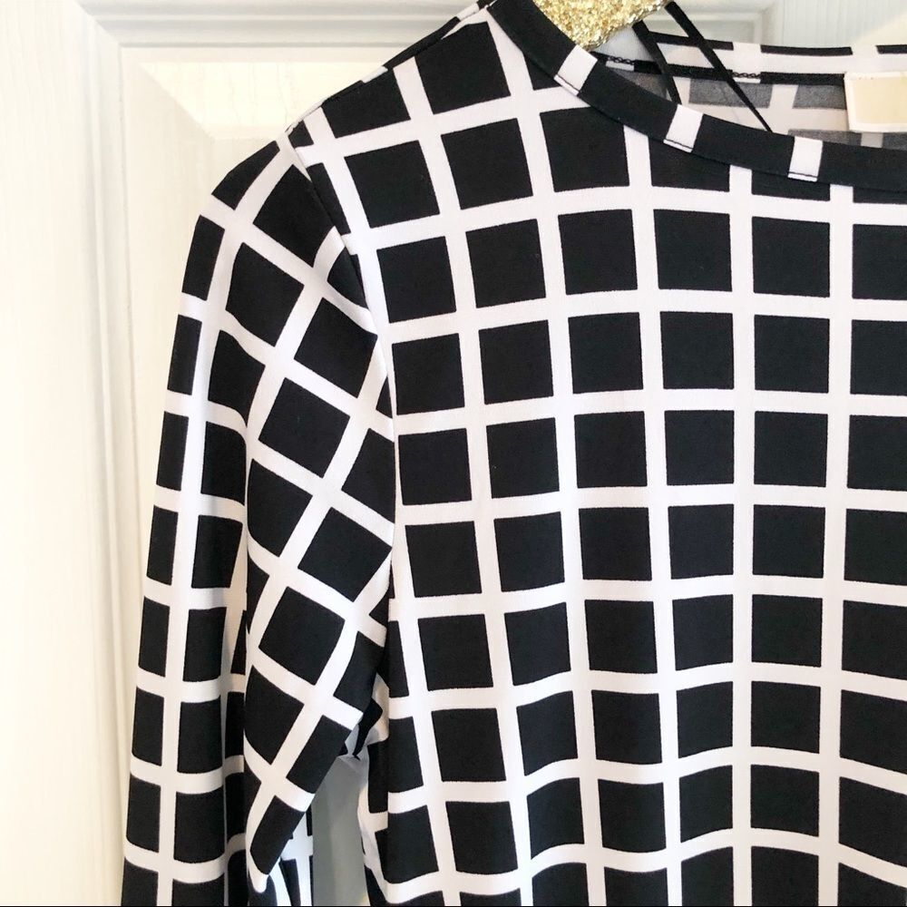 Michael Michael Kors Windowpane 3/4 Dress - Picture 4 of 7